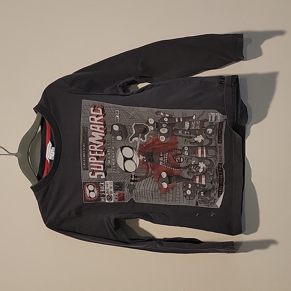 Little Marc Jacob's long sleeve shirt size 6 Comic Graphic